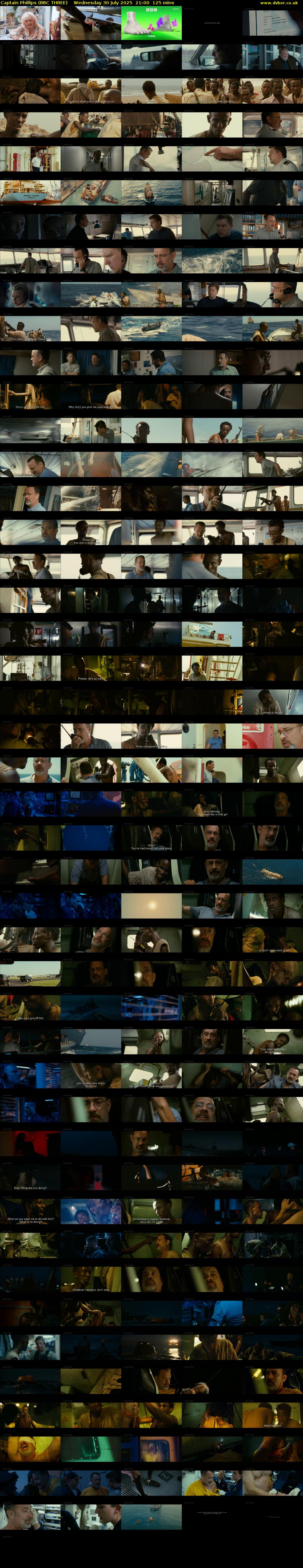 Captain Phillips (BBC THREE) Wednesday 30 July 2025 21:00 - 23:05