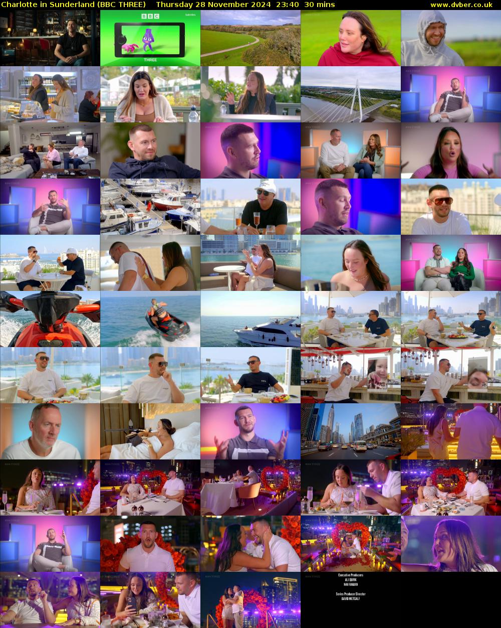 Charlotte in Sunderland (BBC THREE) Thursday 28 November 2024 23:40 - 00:10