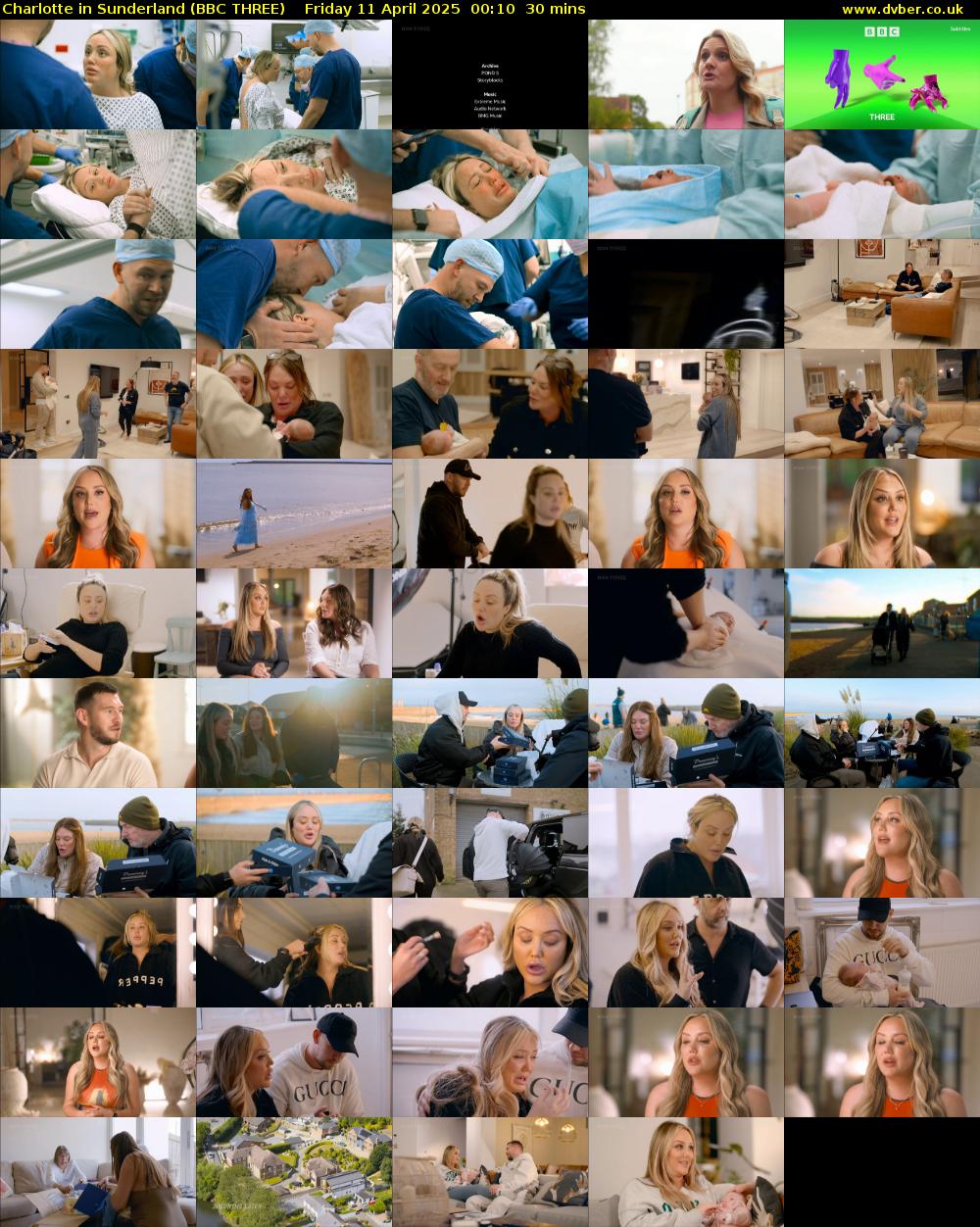 Charlotte in Sunderland (BBC THREE) Friday 11 April 2025 00:10 - 00:40
