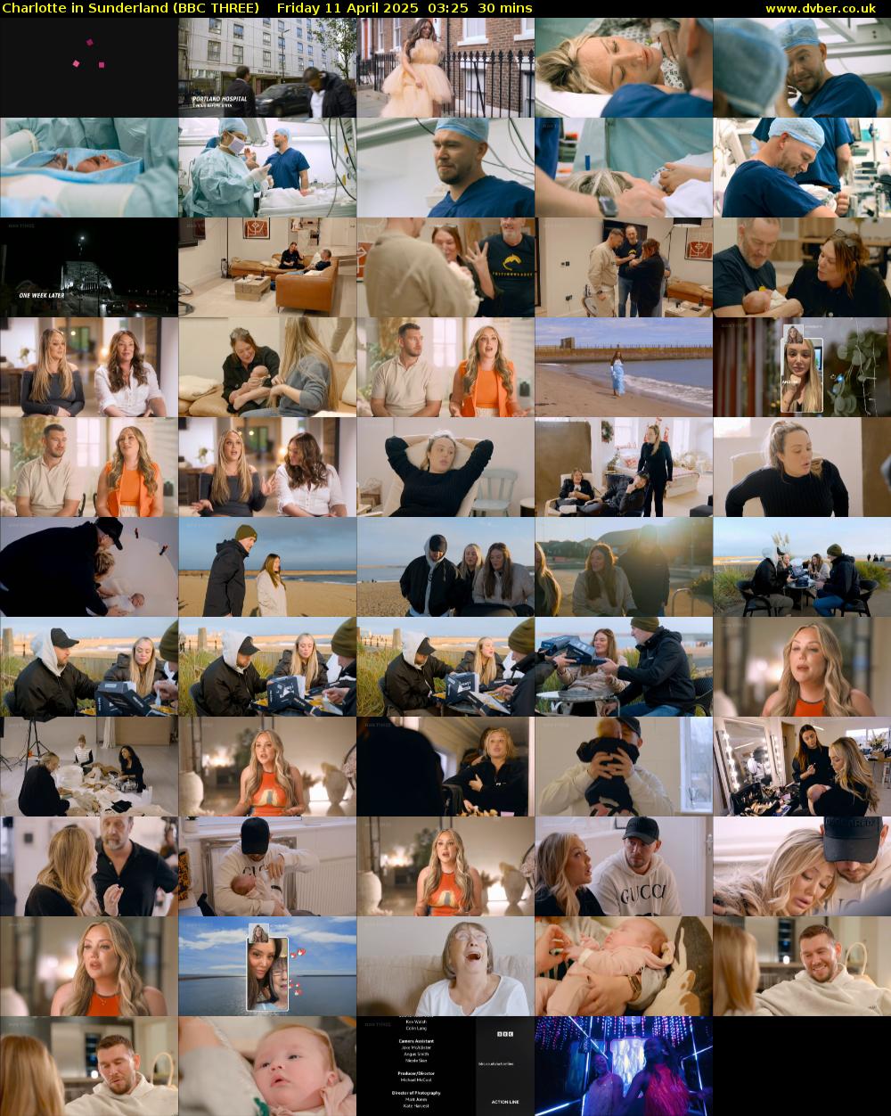Charlotte in Sunderland (BBC THREE) Friday 11 April 2025 03:25 - 03:55