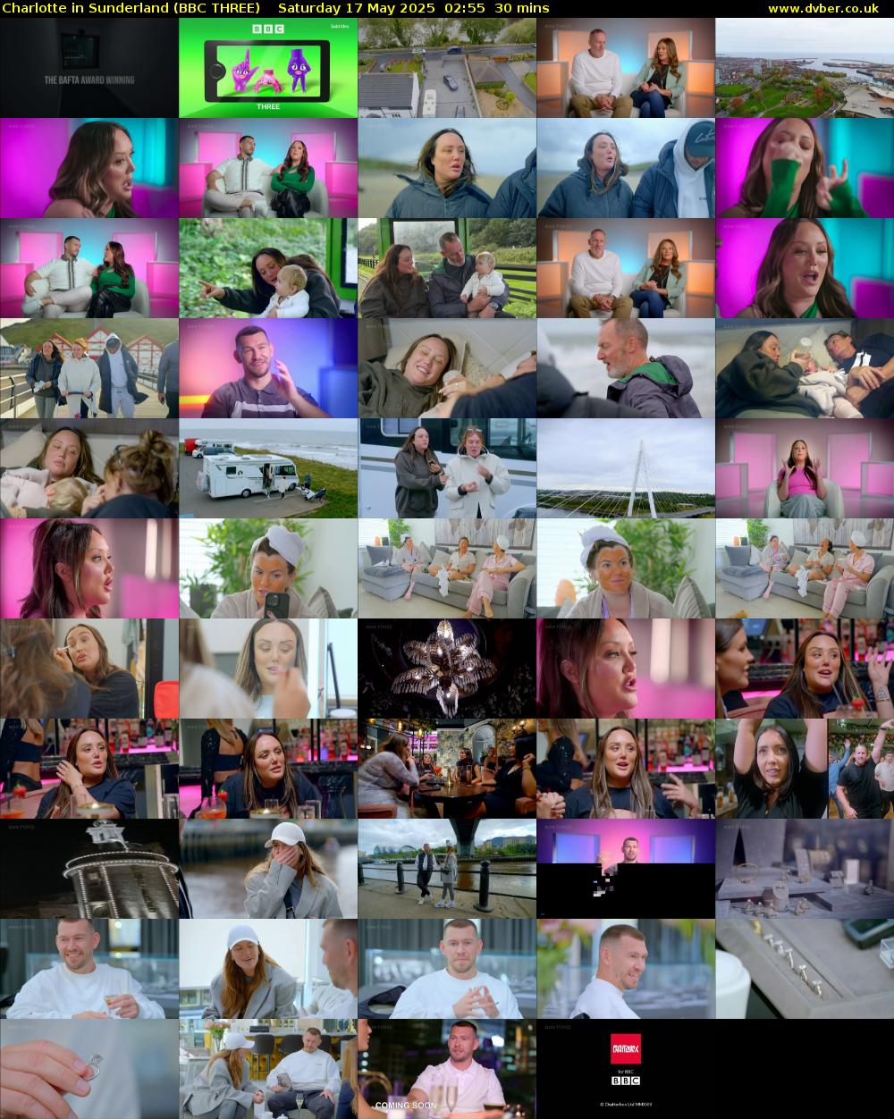 Charlotte in Sunderland (BBC THREE) Saturday 17 May 2025 02:55 - 03:25