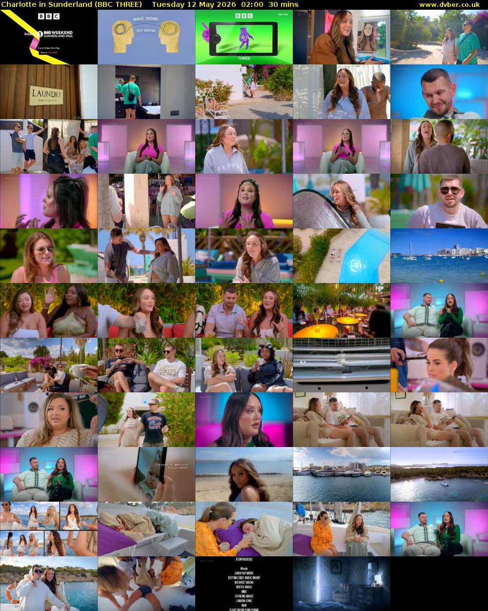 Charlotte in Sunderland (BBC THREE) Tuesday 12 May 2026 02:00 - 02:30