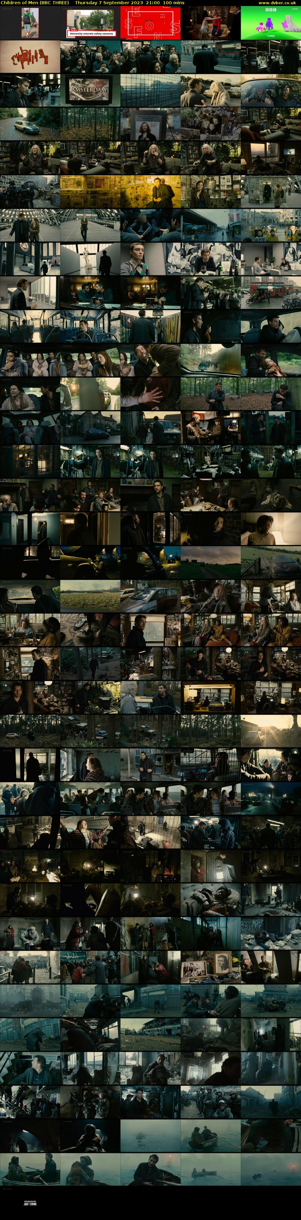 Children of Men (BBC THREE) Thursday 7 September 2023 21:00 - 22:40
