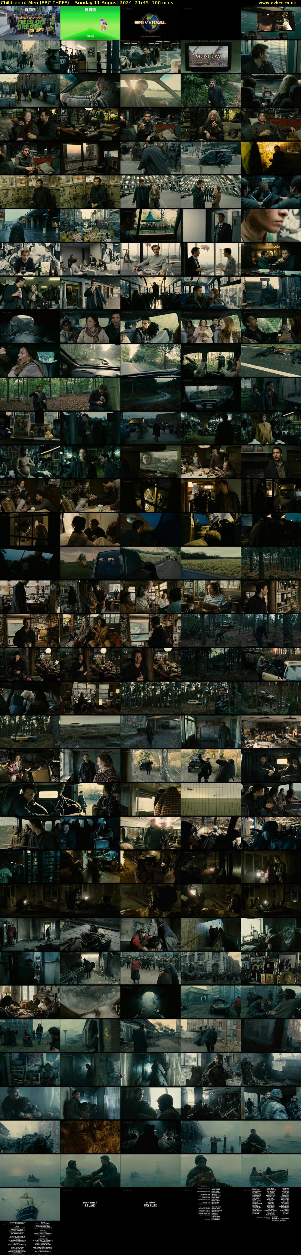 Children of Men (BBC THREE) Sunday 11 August 2024 21:45 - 23:25