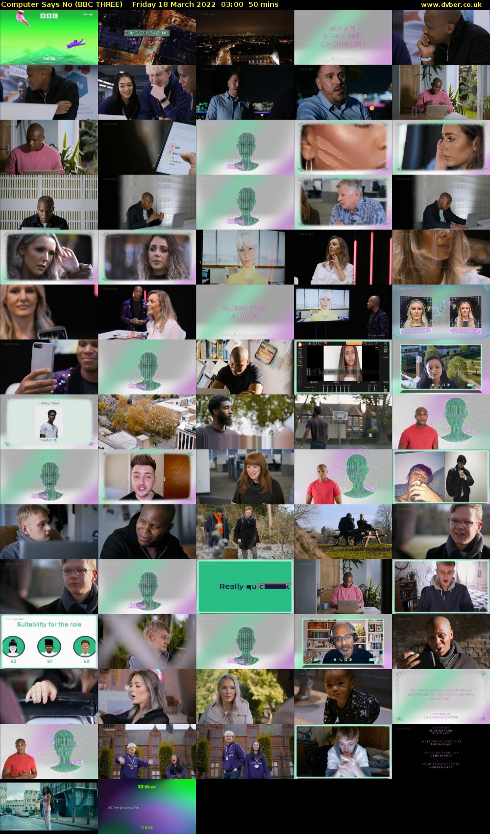 Computer Says No (BBC THREE) Friday 18 March 2022 03:00 - 03:50