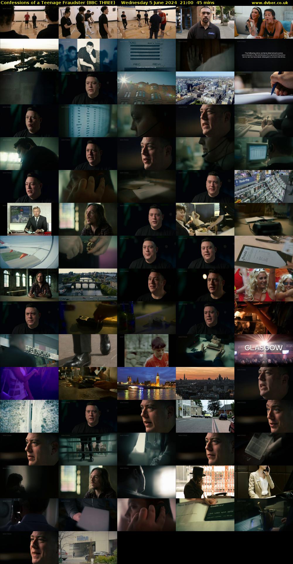 Confessions of a Teenage Fraudster (BBC THREE) Wednesday 5 June 2024 21:00 - 21:45