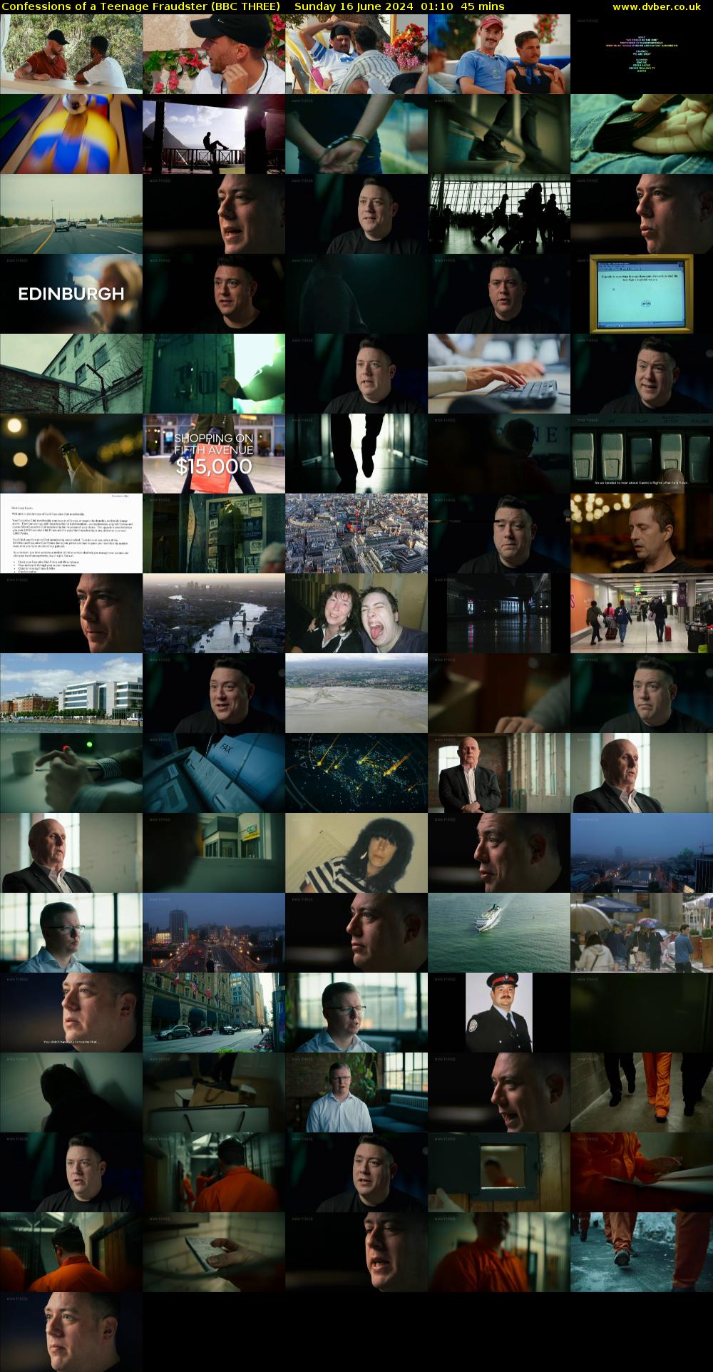 Confessions of a Teenage Fraudster (BBC THREE) Sunday 16 June 2024 01:10 - 01:55