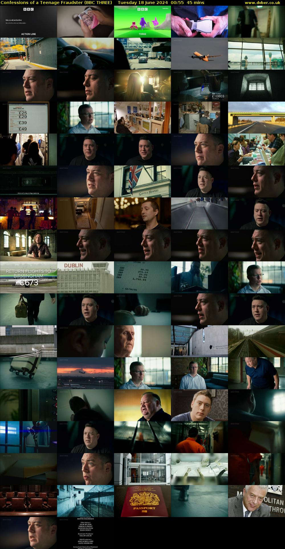Confessions of a Teenage Fraudster (BBC THREE) Tuesday 18 June 2024 00:55 - 01:40