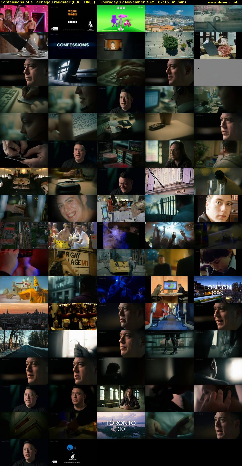 Confessions of a Teenage Fraudster (BBC THREE) Thursday 27 November 2025 02:15 - 03:00