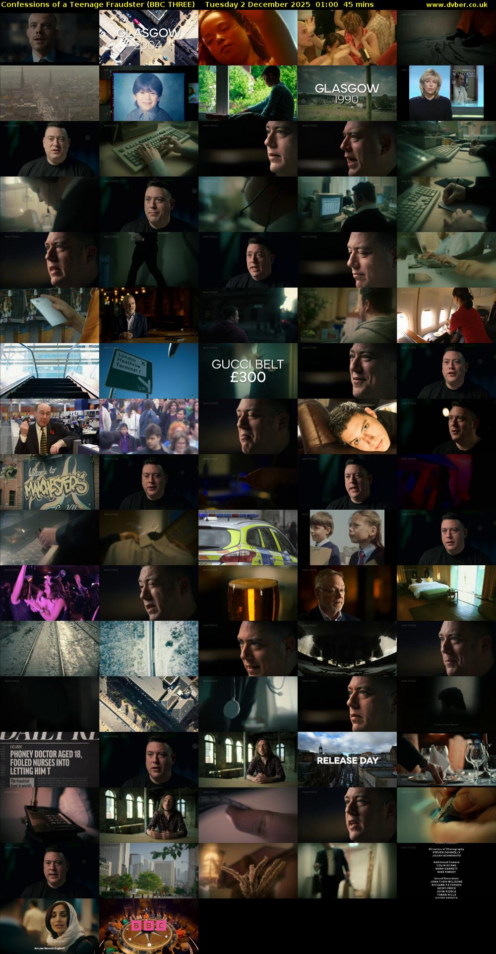 Confessions of a Teenage Fraudster (BBC THREE) Tuesday 2 December 2025 01:00 - 01:45