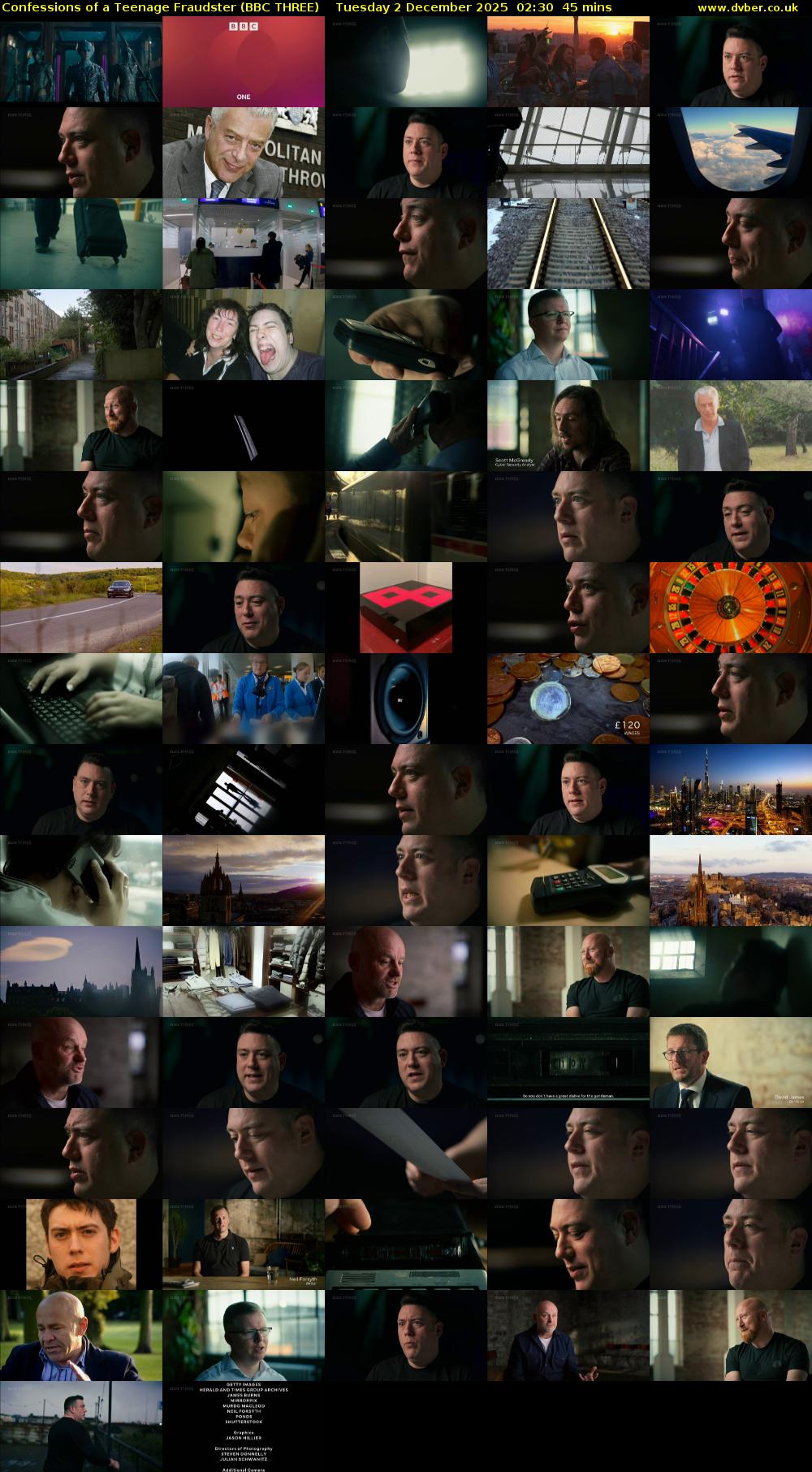 Confessions of a Teenage Fraudster (BBC THREE) Tuesday 2 December 2025 02:30 - 03:15