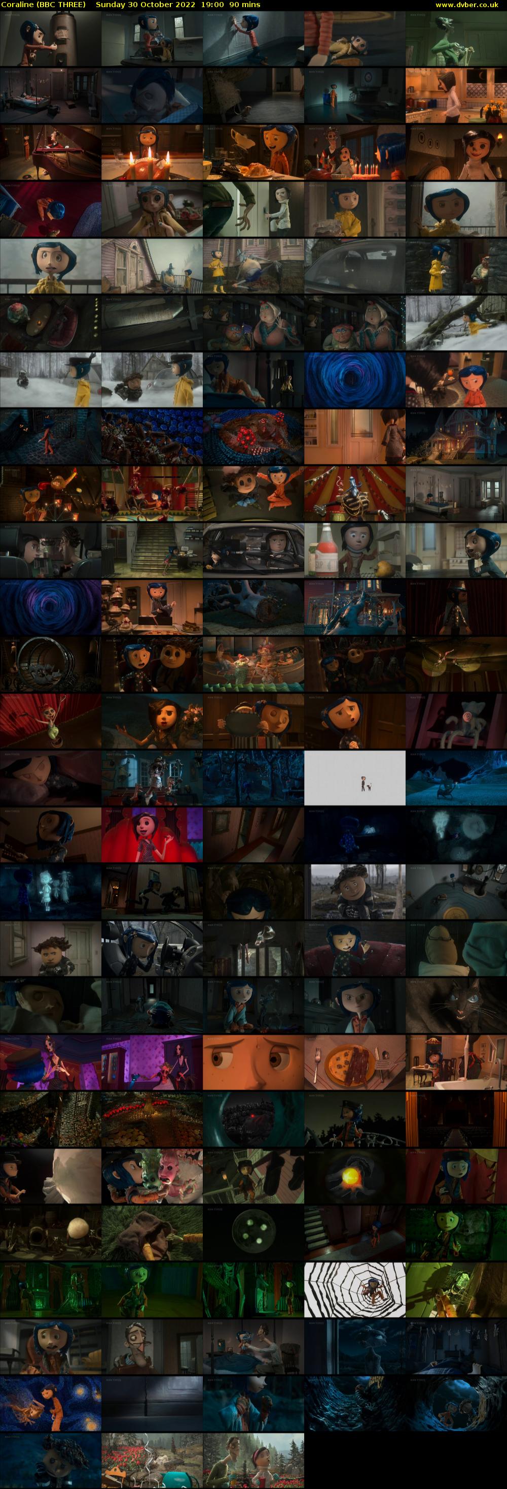 Coraline (BBC THREE) Sunday 30 October 2022 19:00 - 20:30