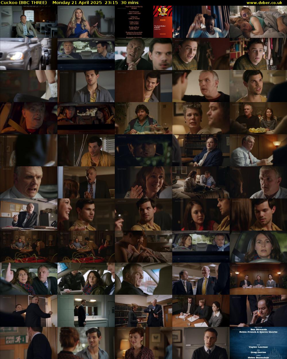 Cuckoo (BBC THREE) Monday 21 April 2025 23:15 - 23:45