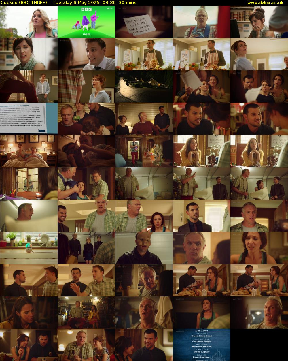 Cuckoo (BBC THREE) Tuesday 6 May 2025 03:30 - 04:00