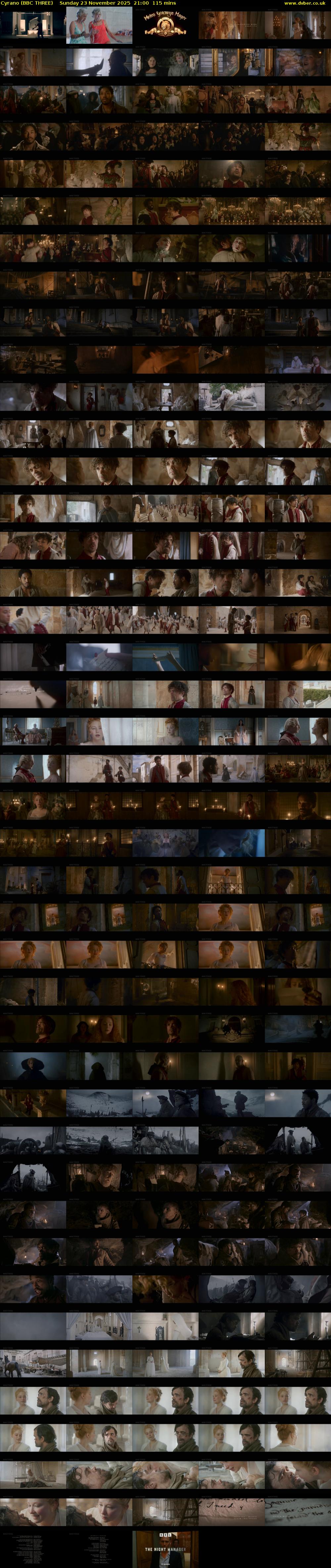 Cyrano (BBC THREE) Sunday 23 November 2025 21:00 - 22:55