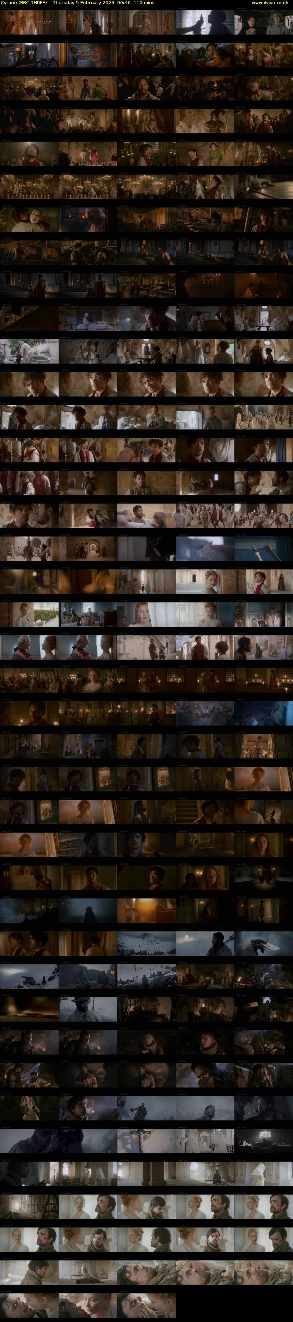 Cyrano (BBC THREE) Thursday 5 February 2026 00:40 - 02:30