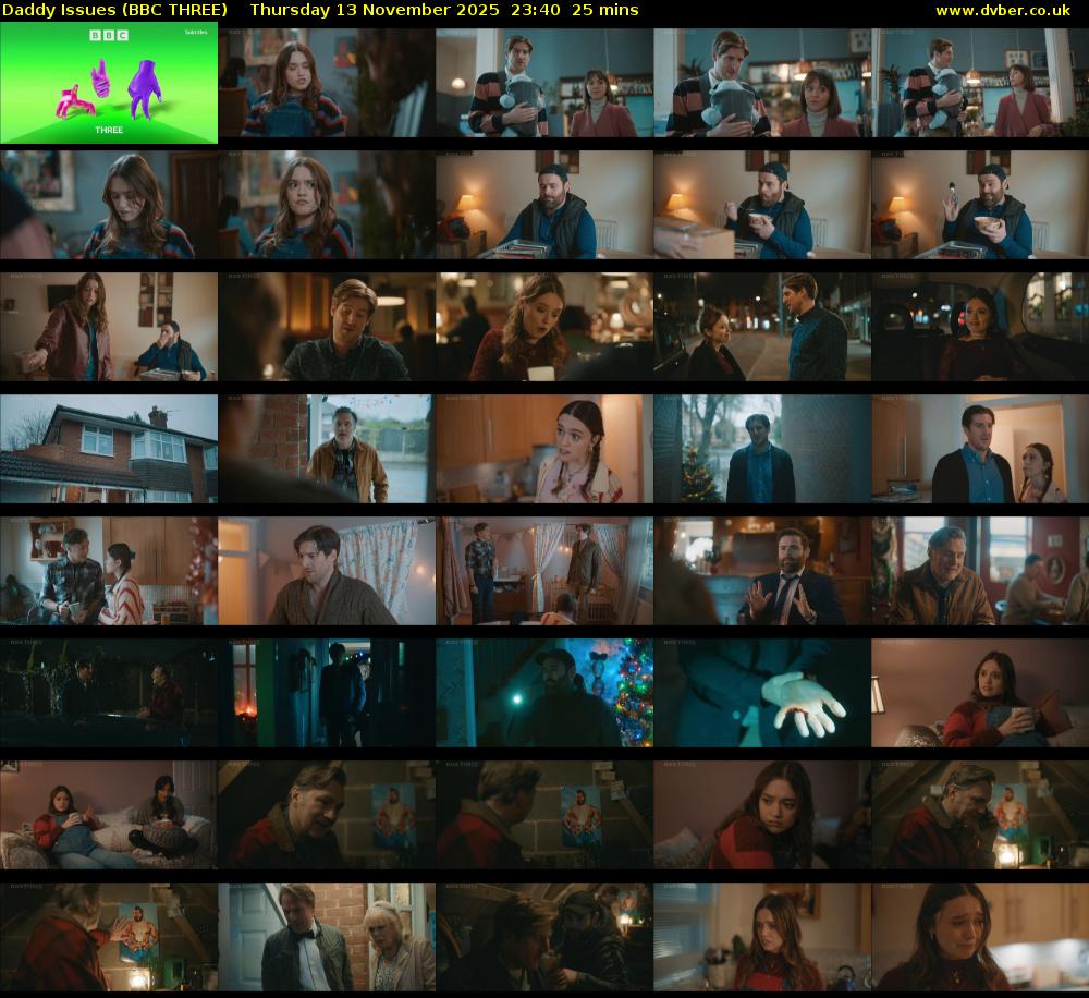 Daddy Issues (BBC THREE) Thursday 13 November 2025 23:40 - 00:05