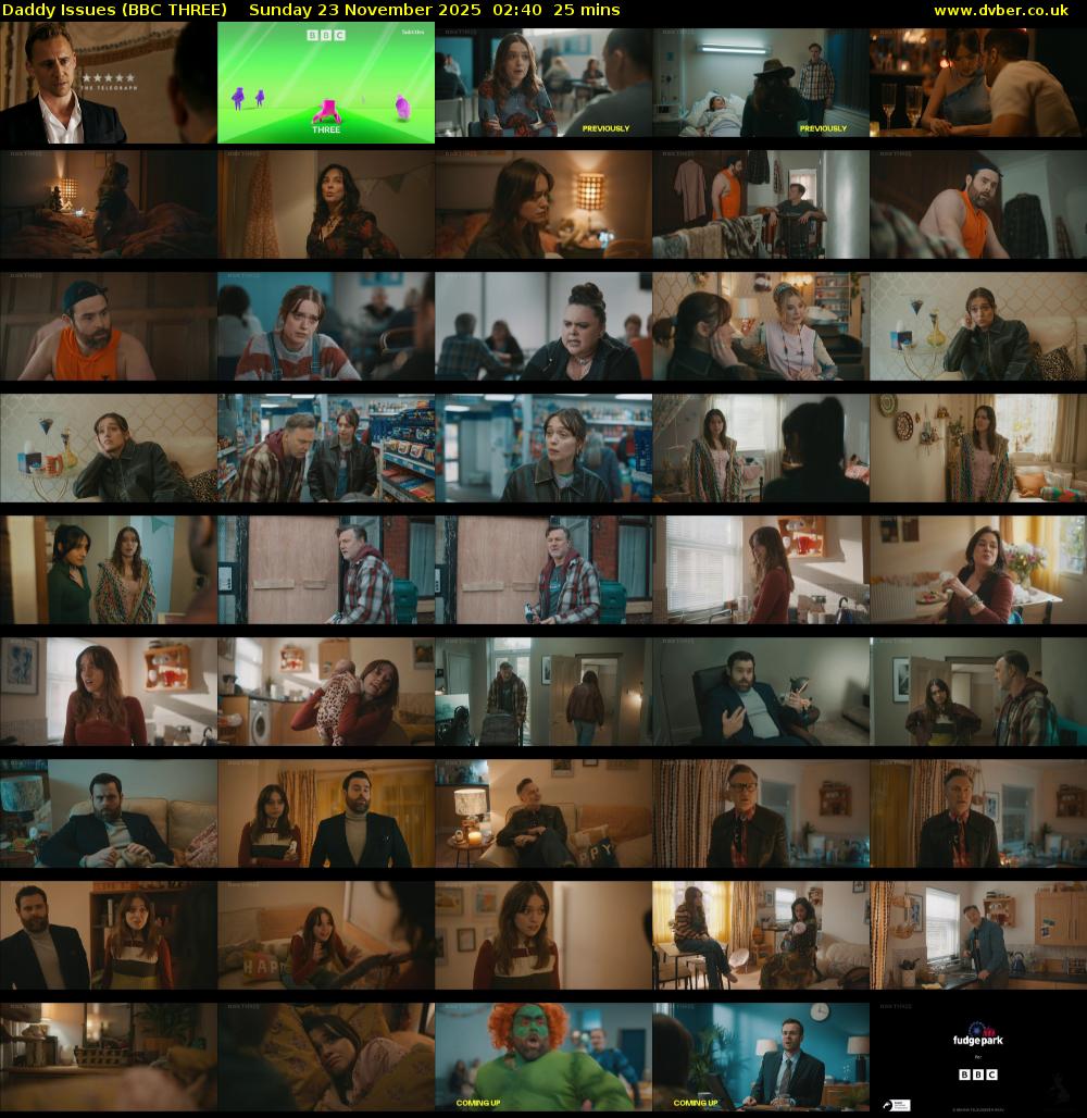 Daddy Issues (BBC THREE) Sunday 23 November 2025 02:40 - 03:05