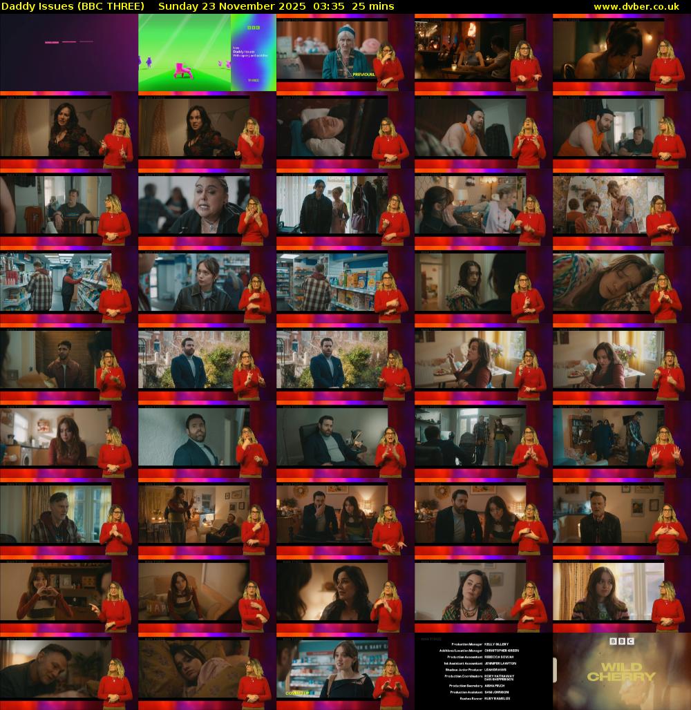 Daddy Issues (BBC THREE) Sunday 23 November 2025 03:35 - 04:00