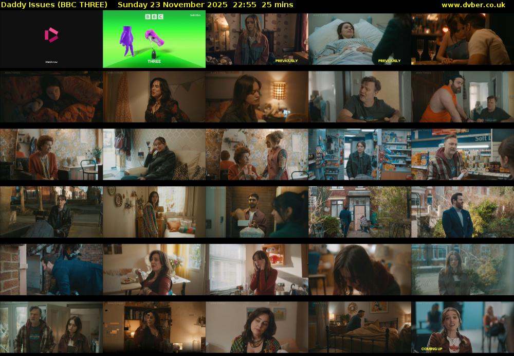 Daddy Issues (BBC THREE) Sunday 23 November 2025 22:55 - 23:20