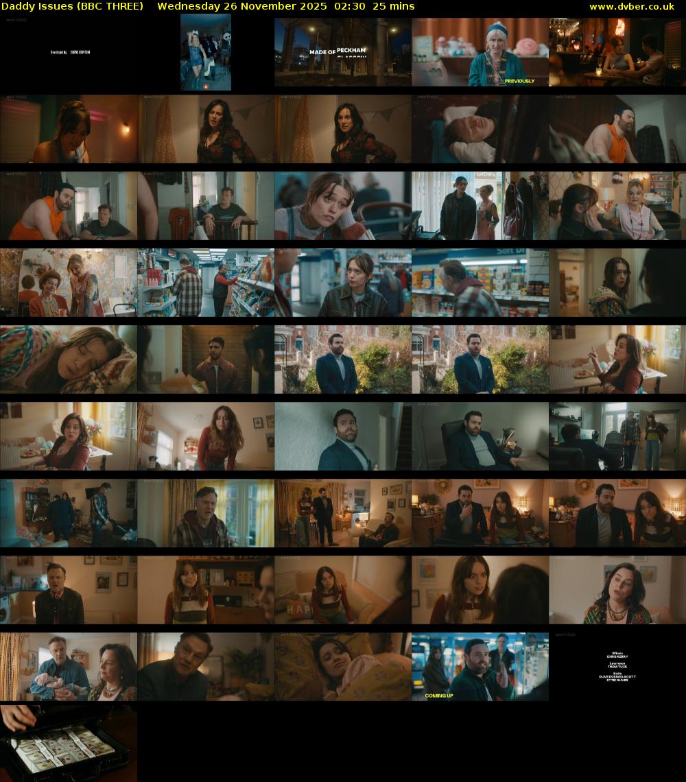 Daddy Issues (BBC THREE) Wednesday 26 November 2025 02:30 - 02:55