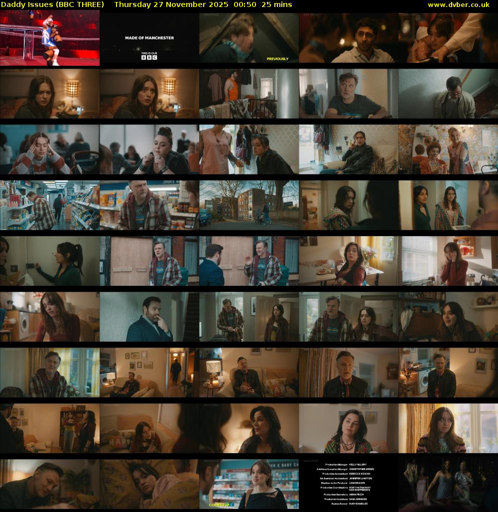 Daddy Issues (BBC THREE) Thursday 27 November 2025 00:50 - 01:15