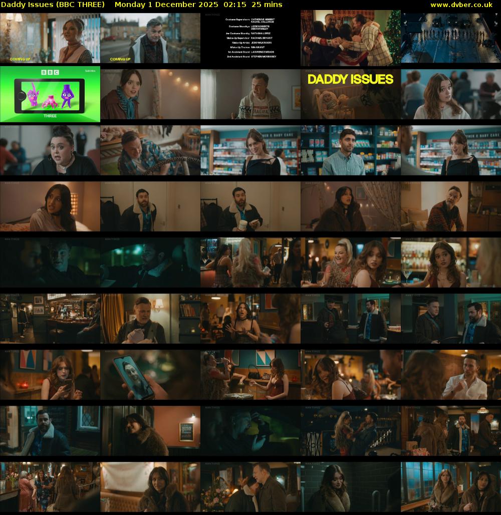 Daddy Issues (BBC THREE) Monday 1 December 2025 02:15 - 02:40