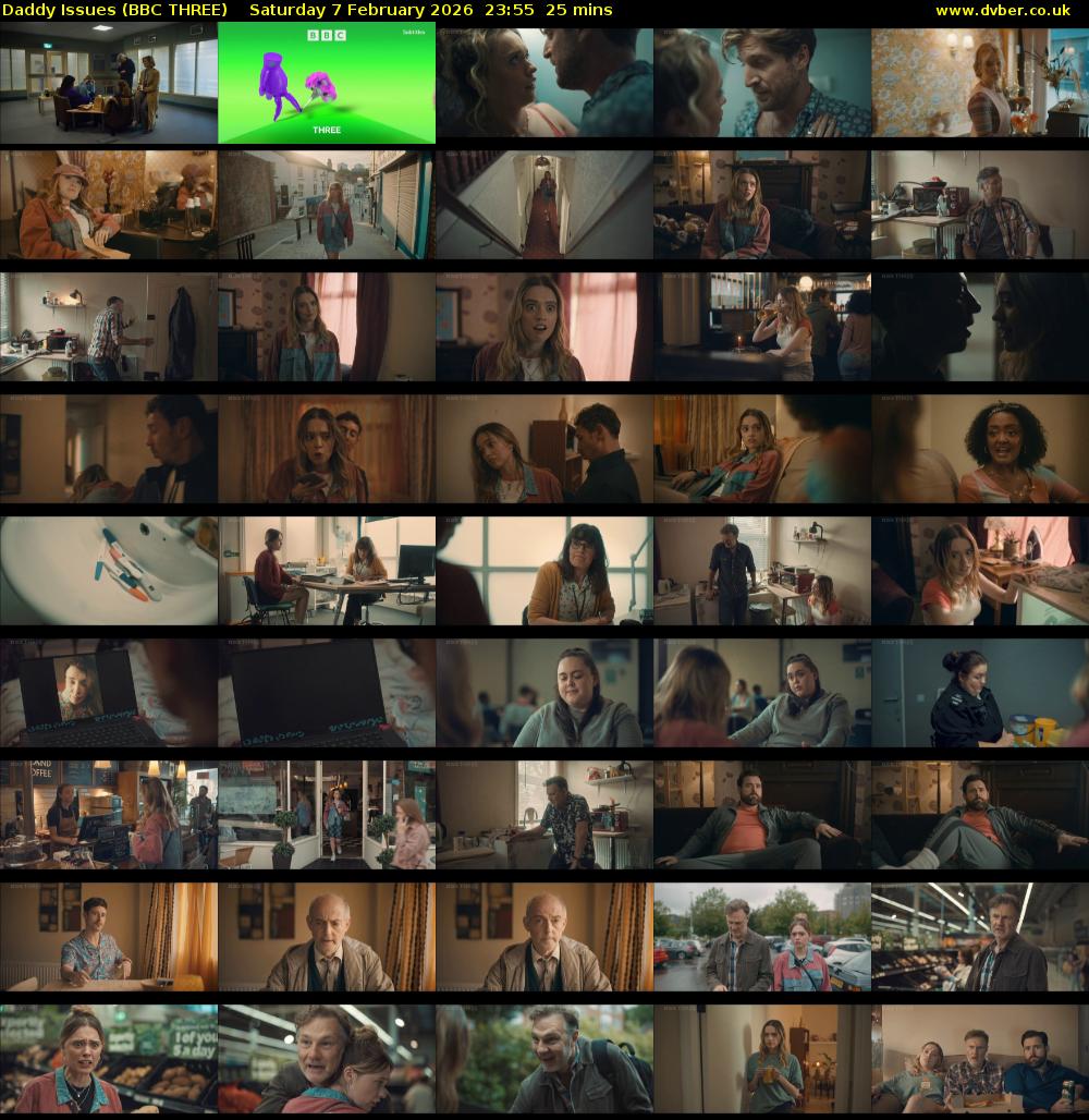 Daddy Issues (BBC THREE) Saturday 7 February 2026 23:55 - 00:20