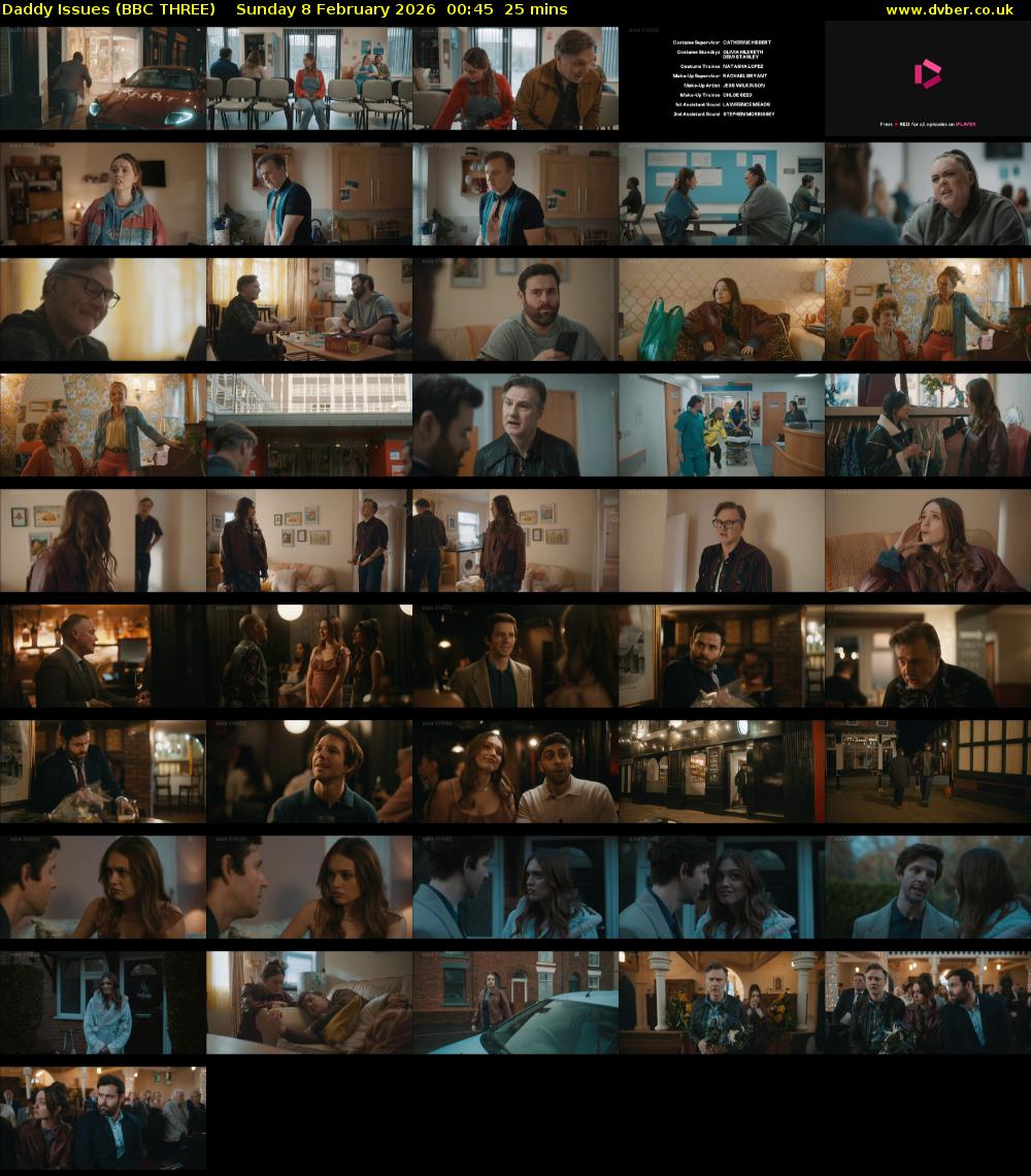 Daddy Issues (BBC THREE) Sunday 8 February 2026 00:45 - 01:10