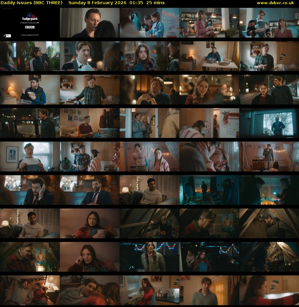 Daddy Issues (BBC THREE) Sunday 8 February 2026 01:35 - 02:00