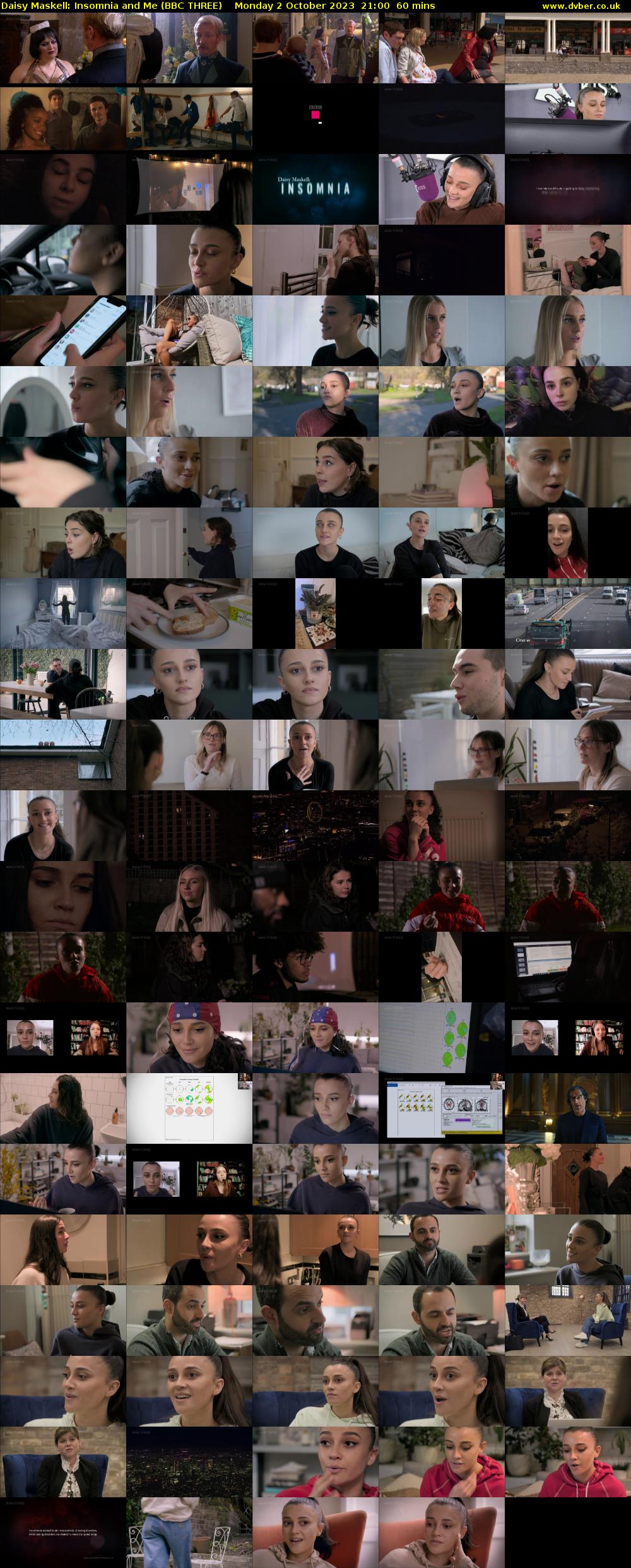 Daisy Maskell: Insomnia and Me (BBC THREE) Monday 2 October 2023 21:00 - 22:00