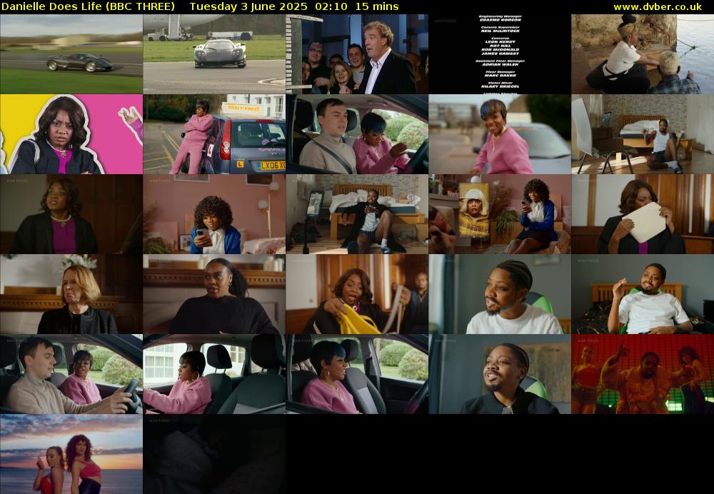 Danielle Does Life (BBC THREE) Tuesday 3 June 2025 02:10 - 02:25