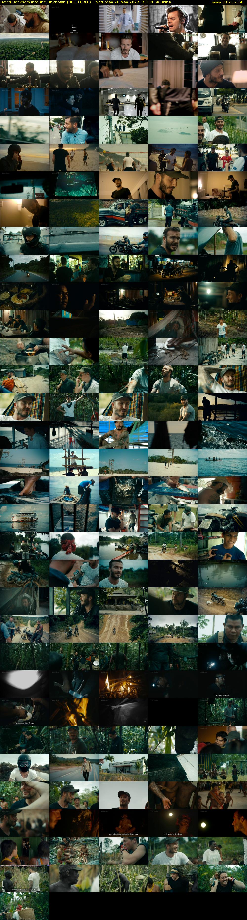 David Beckham Into the Unknown (BBC THREE) Saturday 28 May 2022 23:30 - 01:00