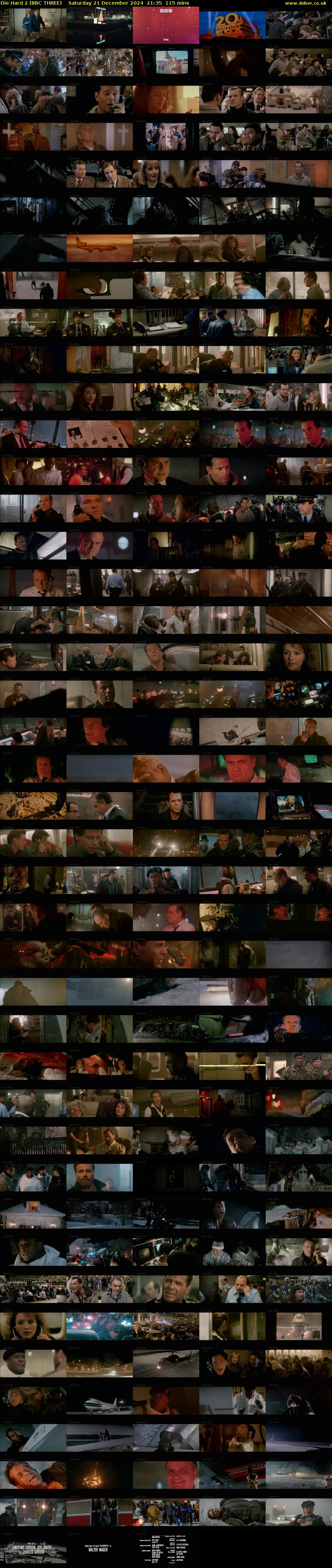 Die Hard 2 (BBC THREE) Saturday 21 December 2024 21:35 - 23:30