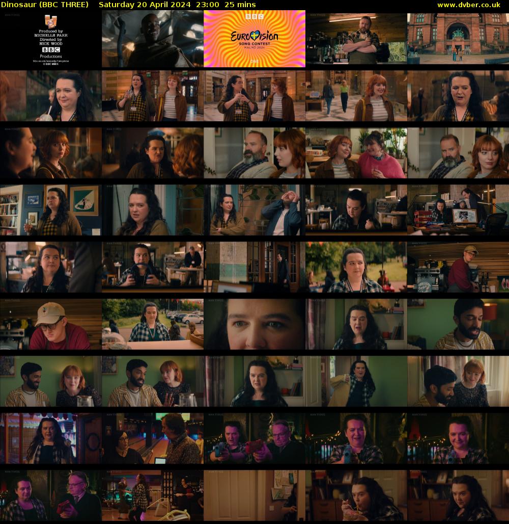 Dinosaur (BBC THREE) Saturday 20 April 2024 23:00 - 23:25