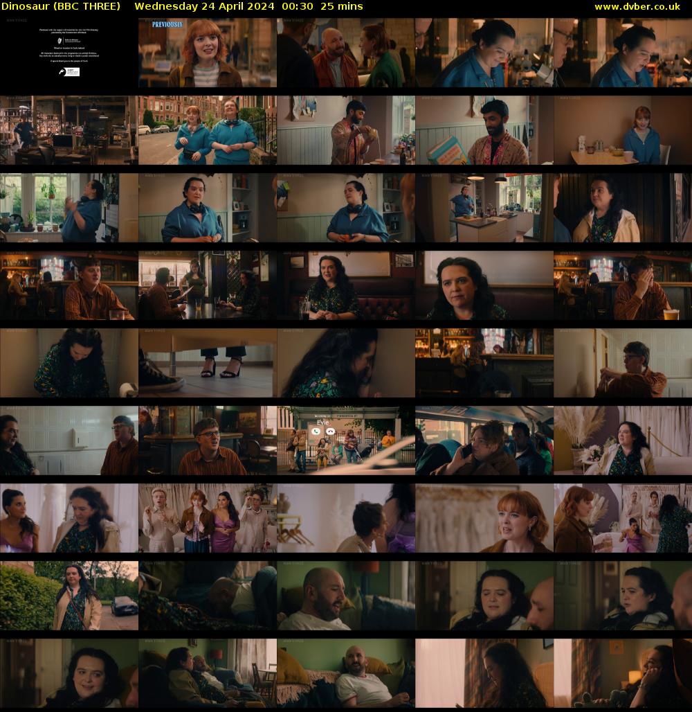 Dinosaur (BBC THREE) Wednesday 24 April 2024 00:30 - 00:55