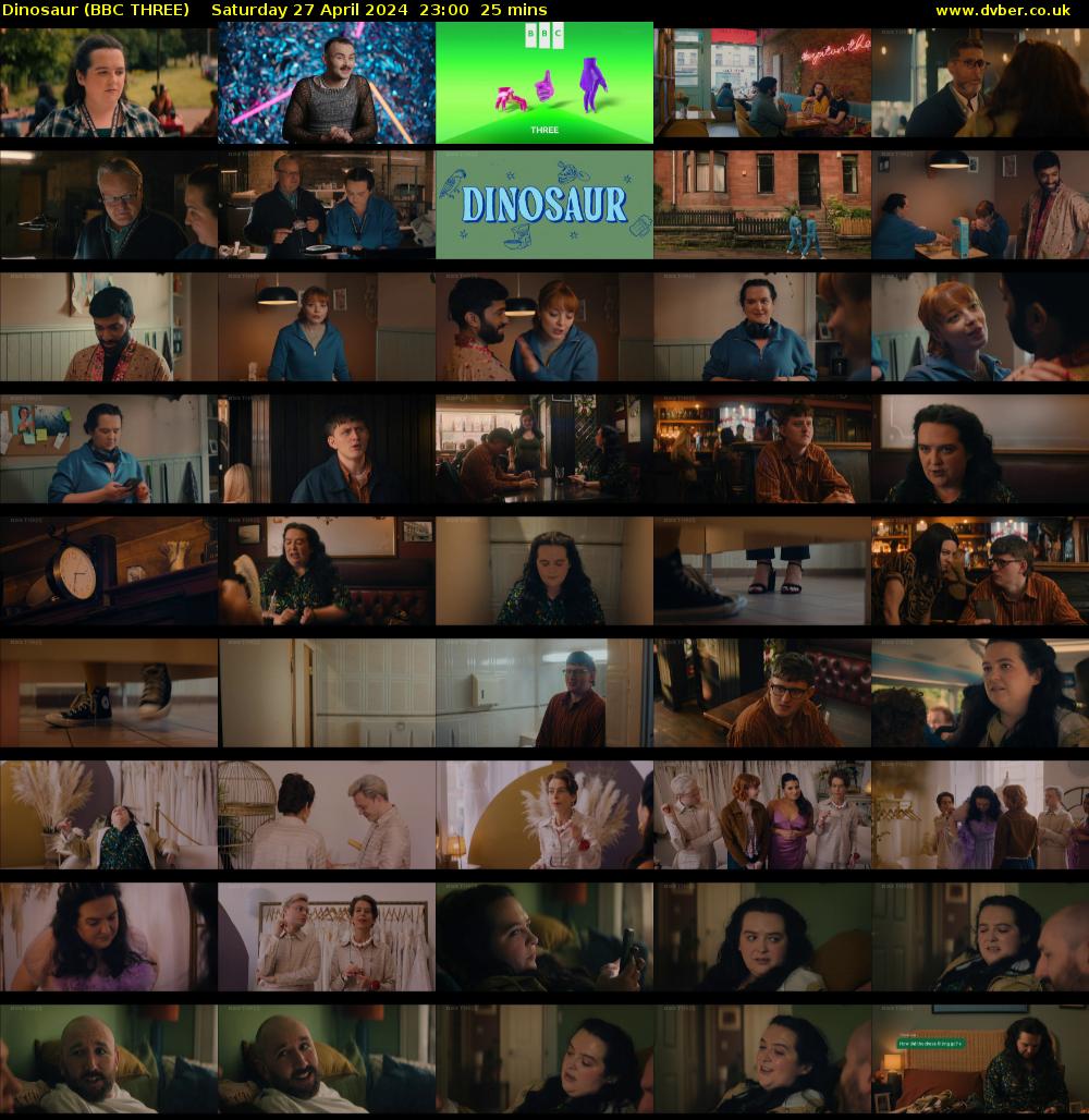 Dinosaur (BBC THREE) Saturday 27 April 2024 23:00 - 23:25