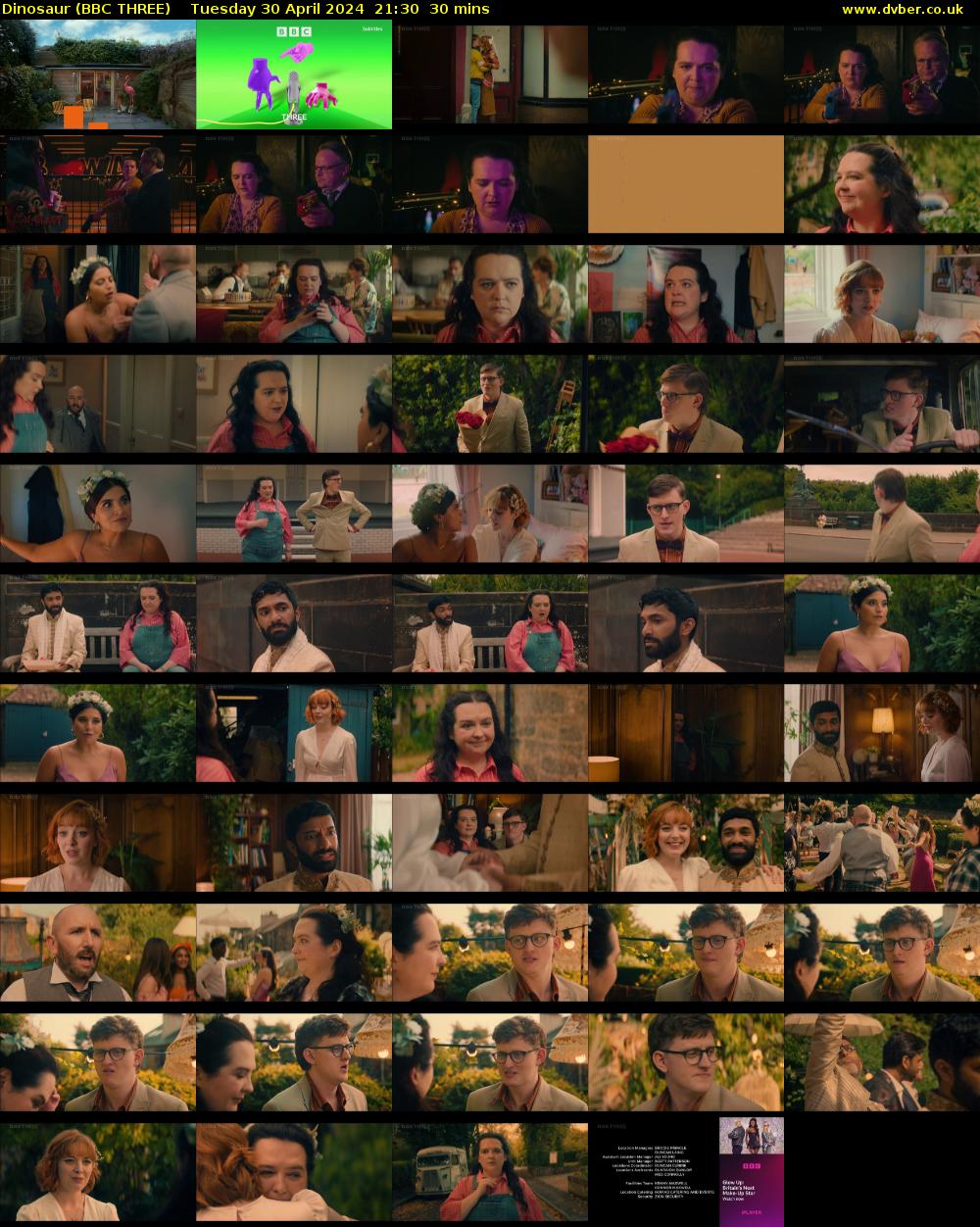 Dinosaur (BBC THREE) Tuesday 30 April 2024 21:30 - 22:00