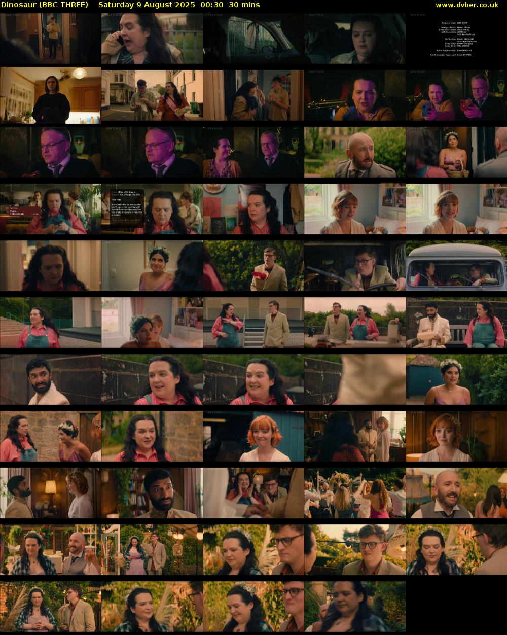 Dinosaur (BBC THREE) Saturday 9 August 2025 00:30 - 01:00