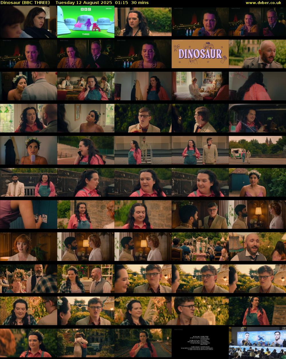 Dinosaur (BBC THREE) Tuesday 12 August 2025 01:15 - 01:45