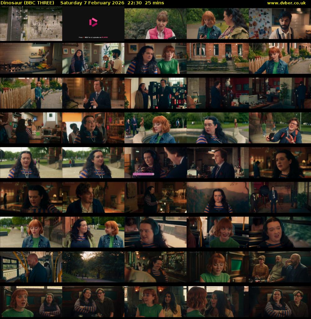 Dinosaur (BBC THREE) Saturday 7 February 2026 22:30 - 22:55