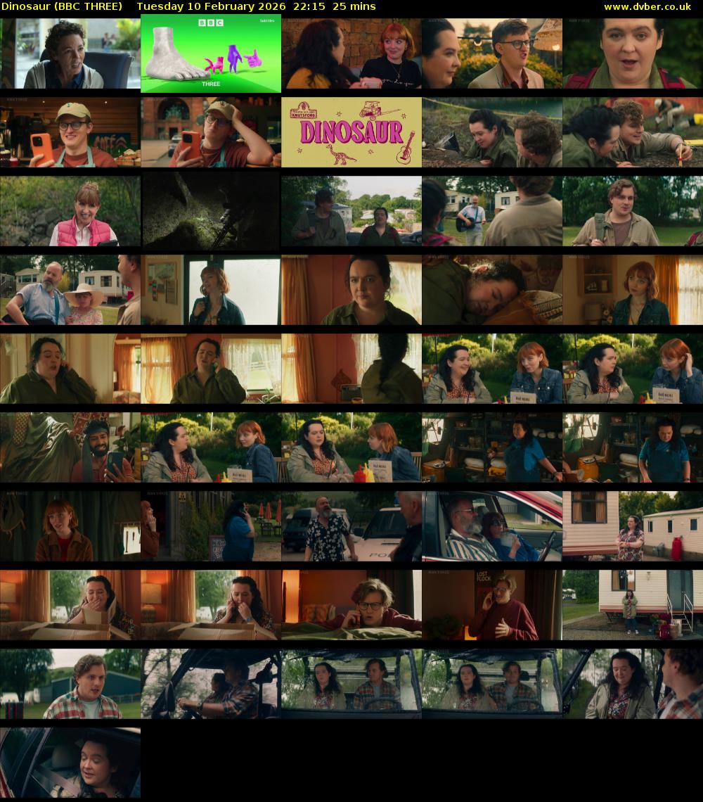 Dinosaur (BBC THREE) Tuesday 10 February 2026 22:15 - 22:40