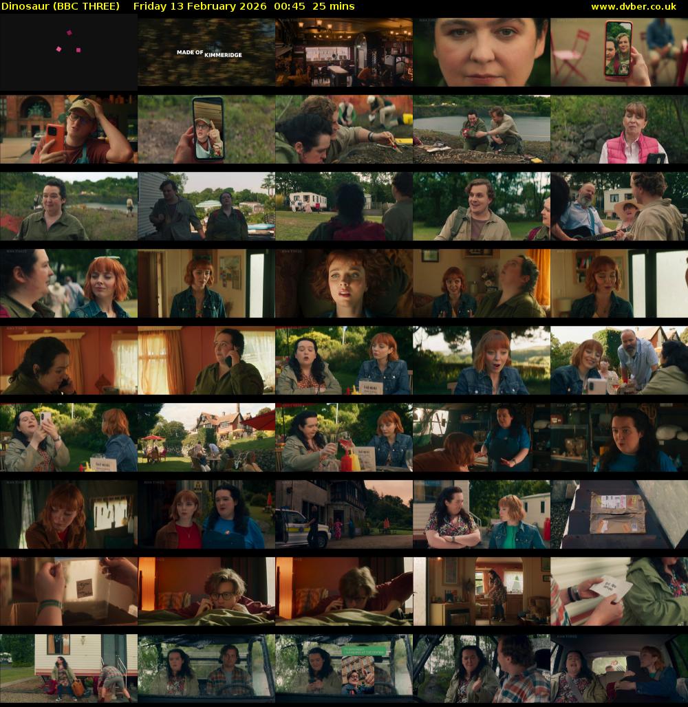 Dinosaur (BBC THREE) Friday 13 February 2026 00:45 - 01:10