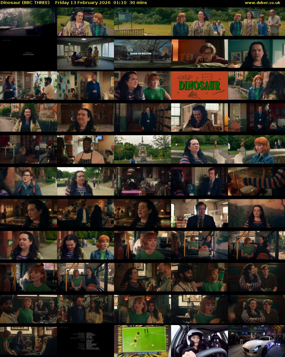 Dinosaur (BBC THREE) Friday 13 February 2026 01:10 - 01:40