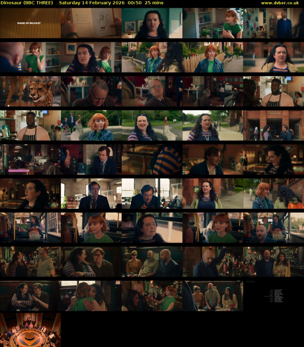 Dinosaur (BBC THREE) Saturday 14 February 2026 00:50 - 01:15