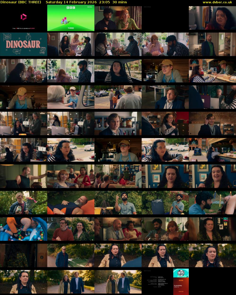 Dinosaur (BBC THREE) Saturday 14 February 2026 23:05 - 23:35