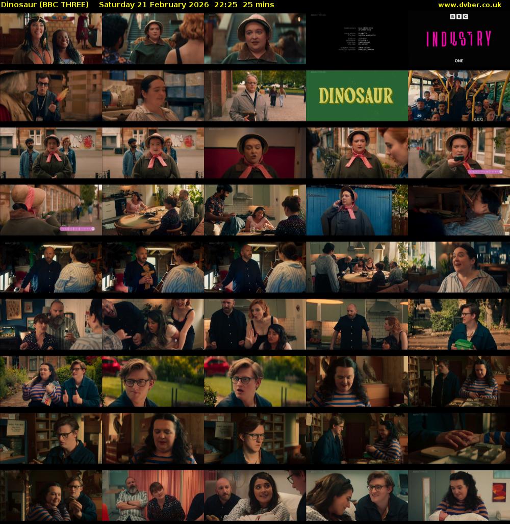 Dinosaur (BBC THREE) Saturday 21 February 2026 22:25 - 22:50