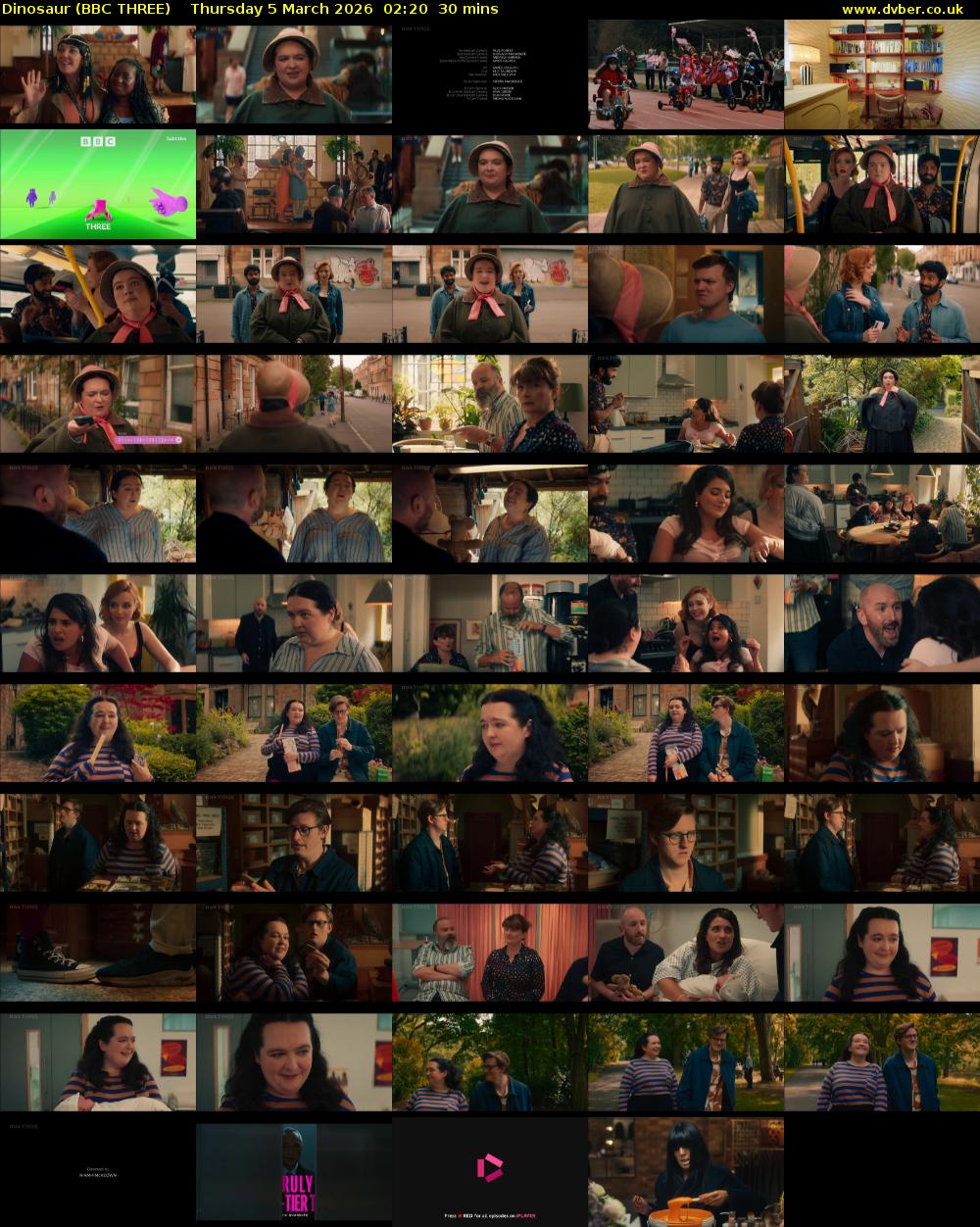 Dinosaur (BBC THREE) Thursday 5 March 2026 02:20 - 02:50