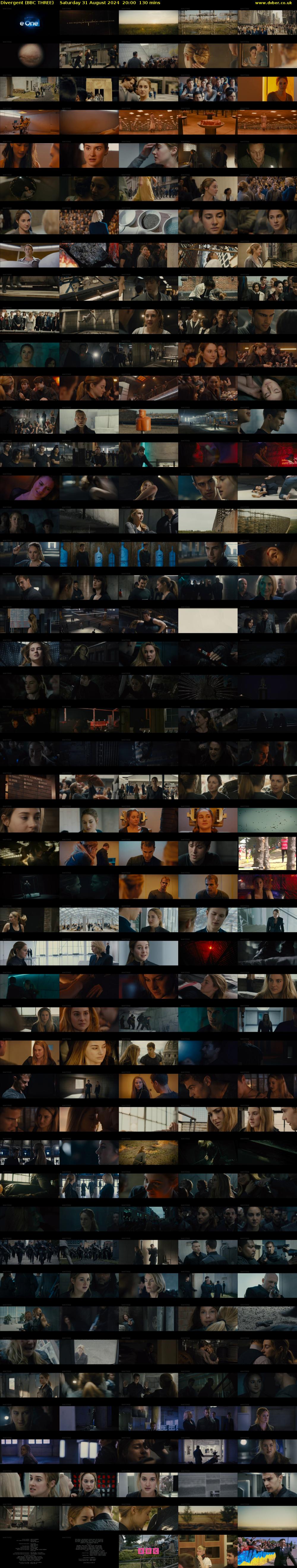 Divergent (BBC THREE) Saturday 31 August 2024 20:00 - 22:10