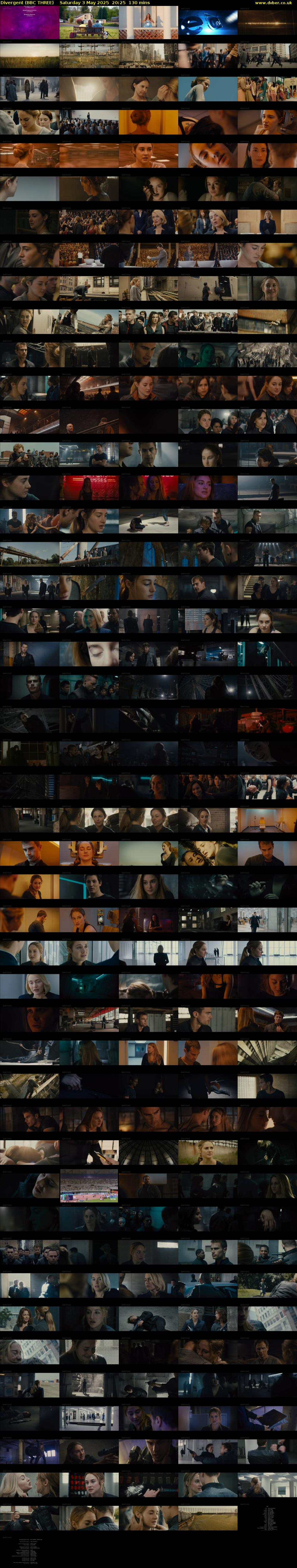 Divergent (BBC THREE) Saturday 3 May 2025 20:25 - 22:35